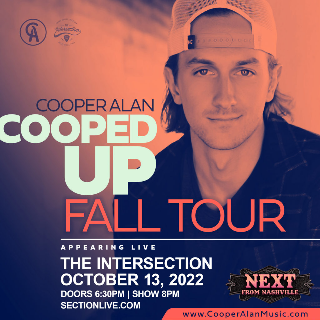 Cooper Alan Cooped Up Fall Tour The Intersection