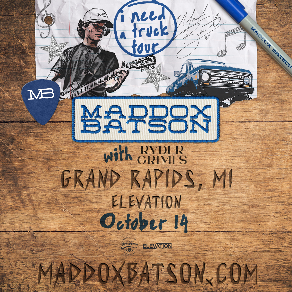 Maddox Batson – I Need A Truck Tour
