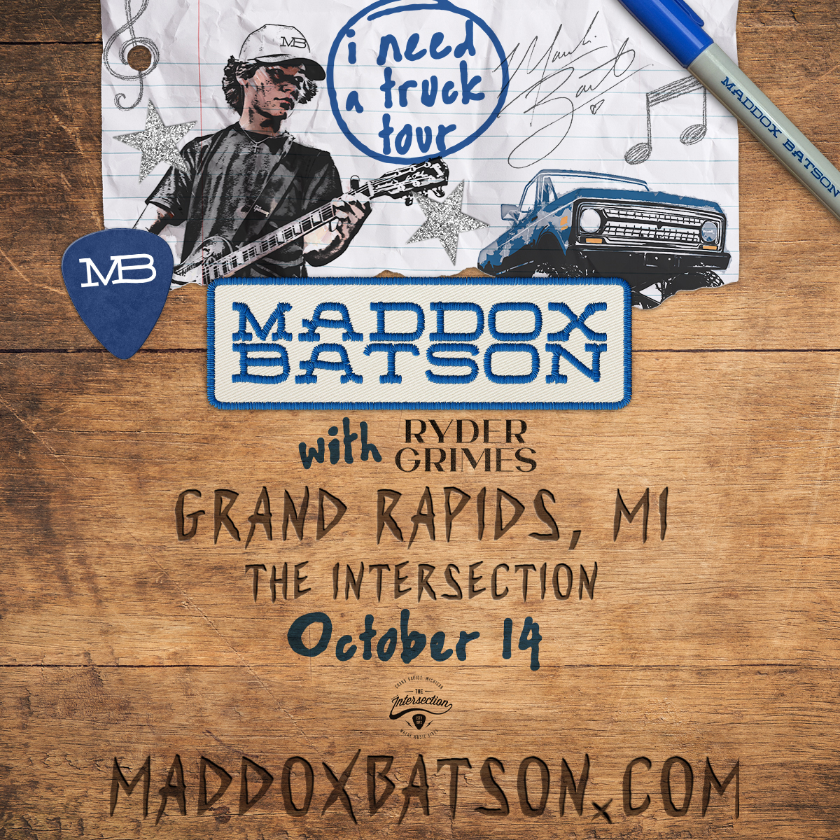 Maddox Batson – I Need A Truck Tour