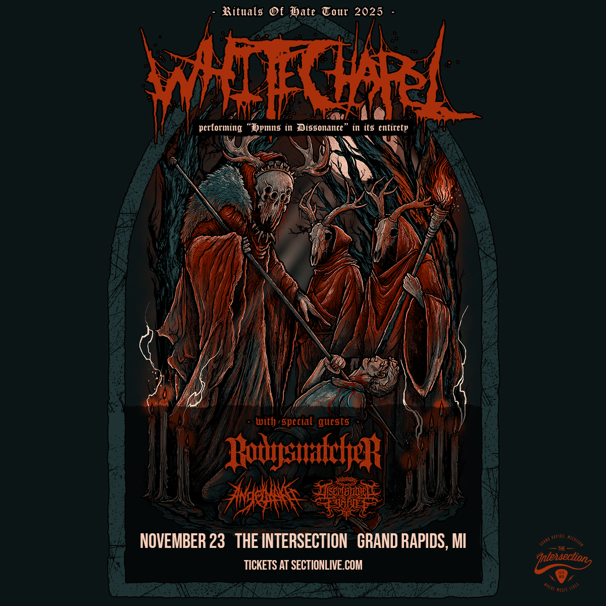 Whitechapel – Rituals of Hate Tour