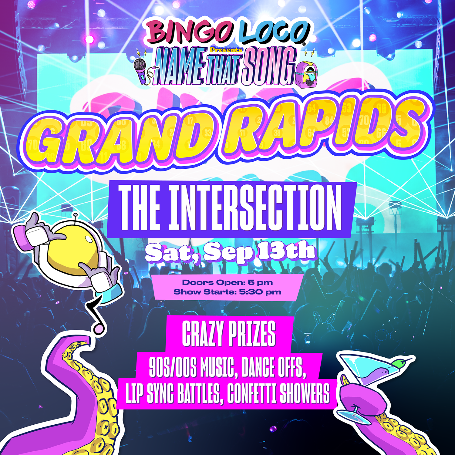 Bingo Loco presents Name That Song (Early Show)