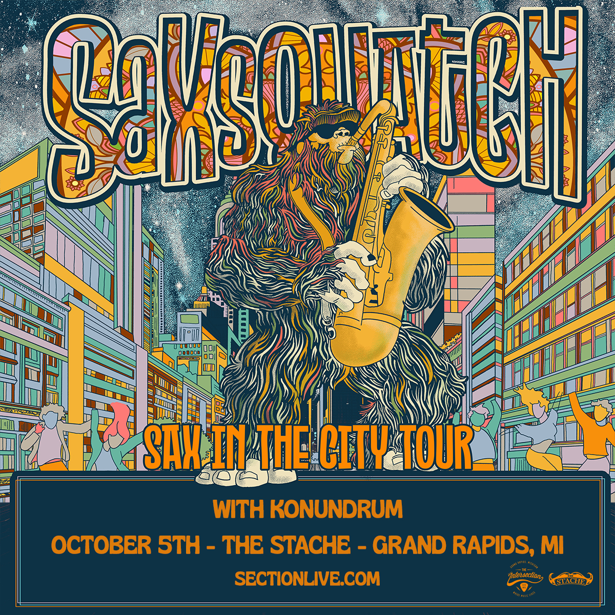 Saxsquatch – Sax In The City Tour
