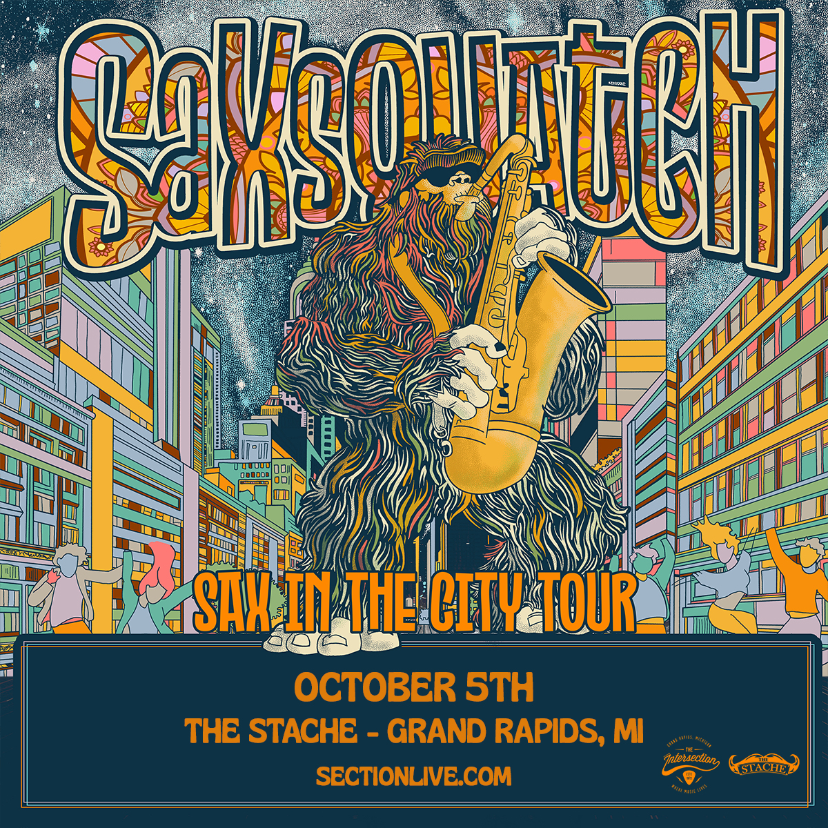 Saxsquatch – Sax In The City Tour