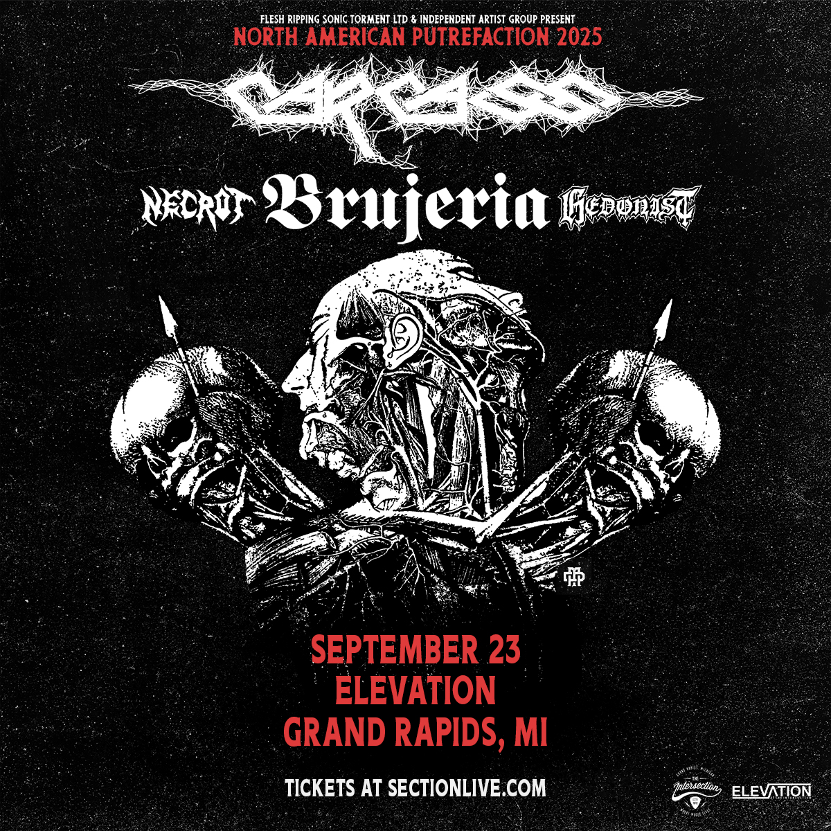 Carcass – North American Putrefaction 2025 Tour