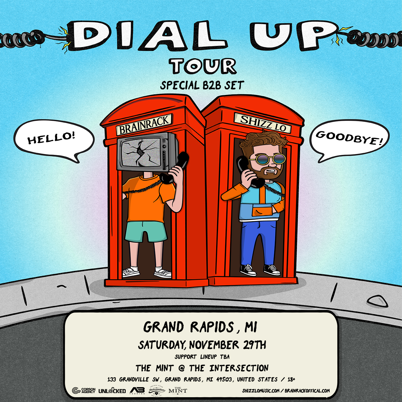 Brainrack & Shizz Lo – Dial Up Tour