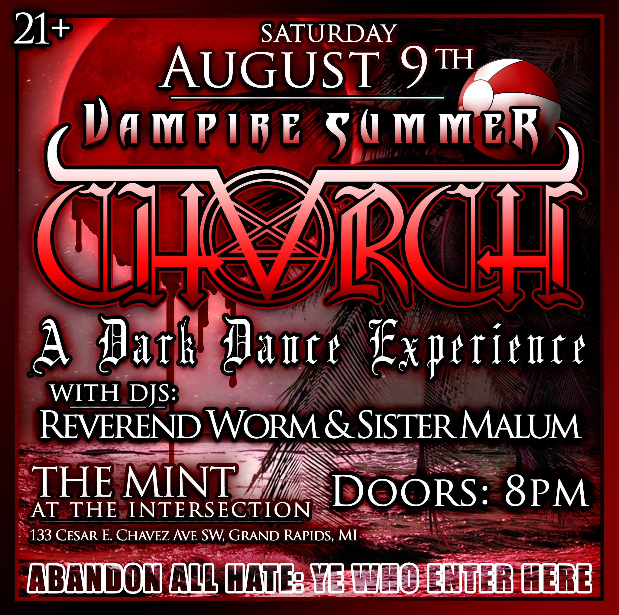 CHVRCH: A Dark Dance Experience with DJs Reverend Worm & Sister Malum