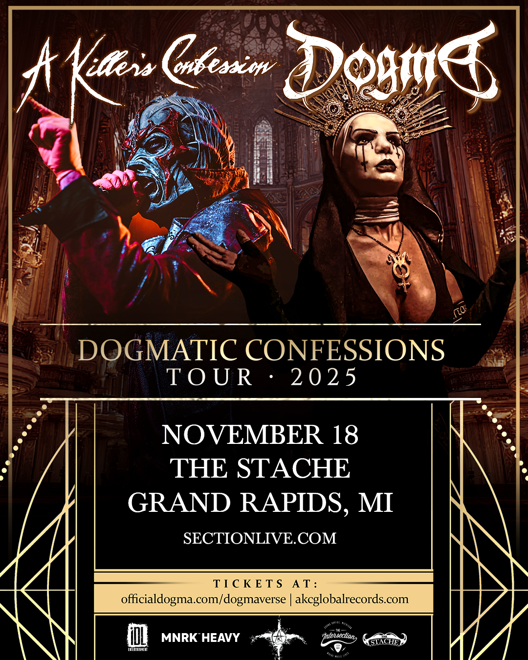A Killer’s Confession & Dogma – Dogmatic Confessions Tour 2025