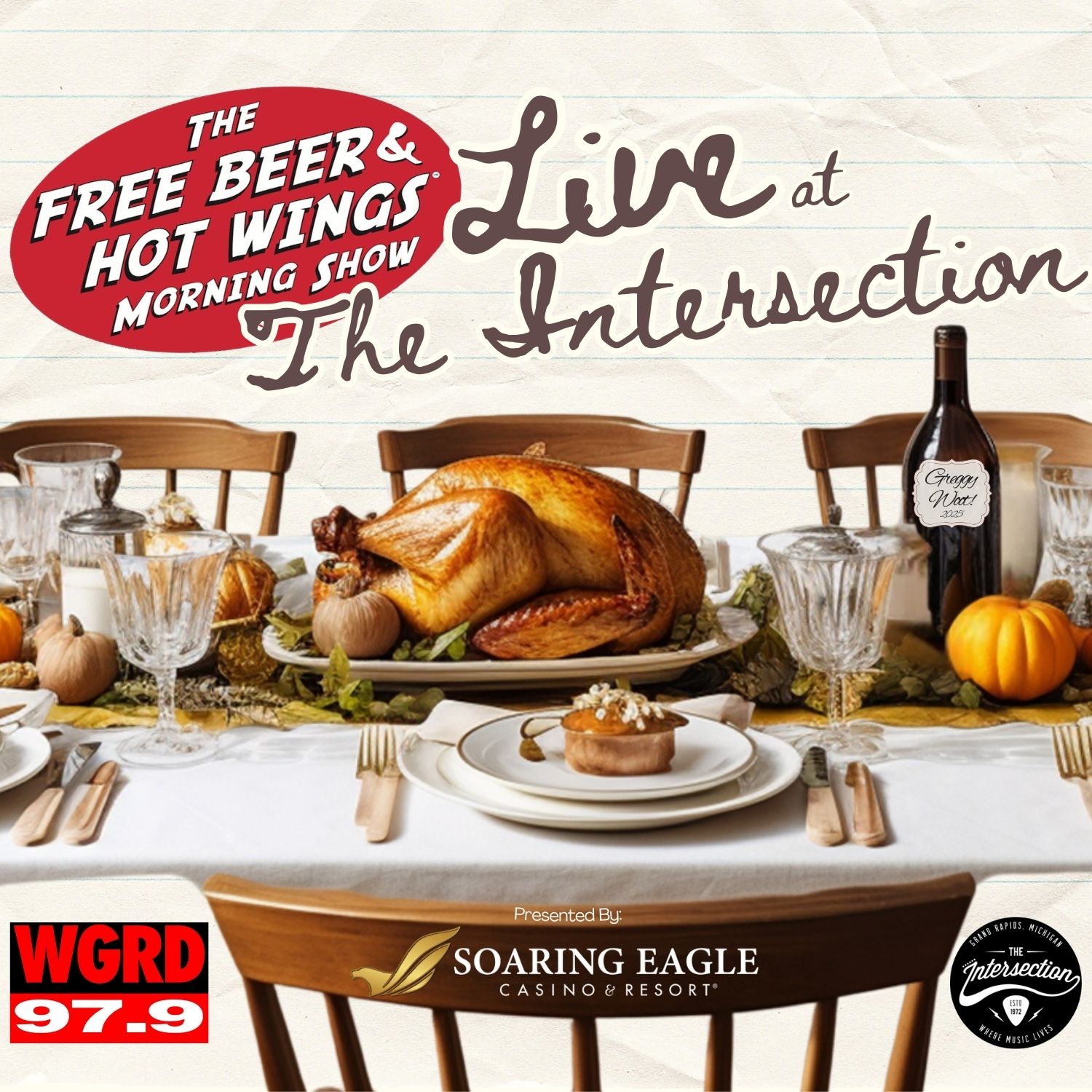 The Free Beer & Hot Wings Morning Show Live at The Intersection