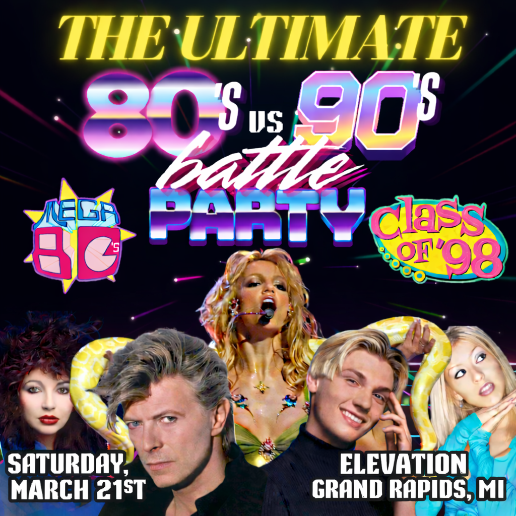 Mega 80’s & Class of 98′ – 80’s vs 90’s