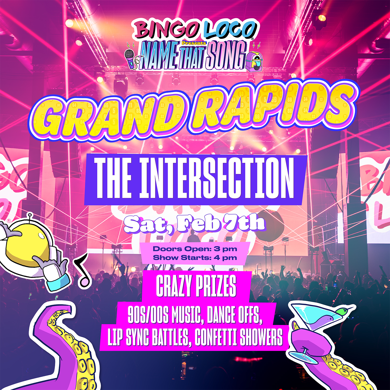 Bingo Loco Presents Name That Song – Early Show