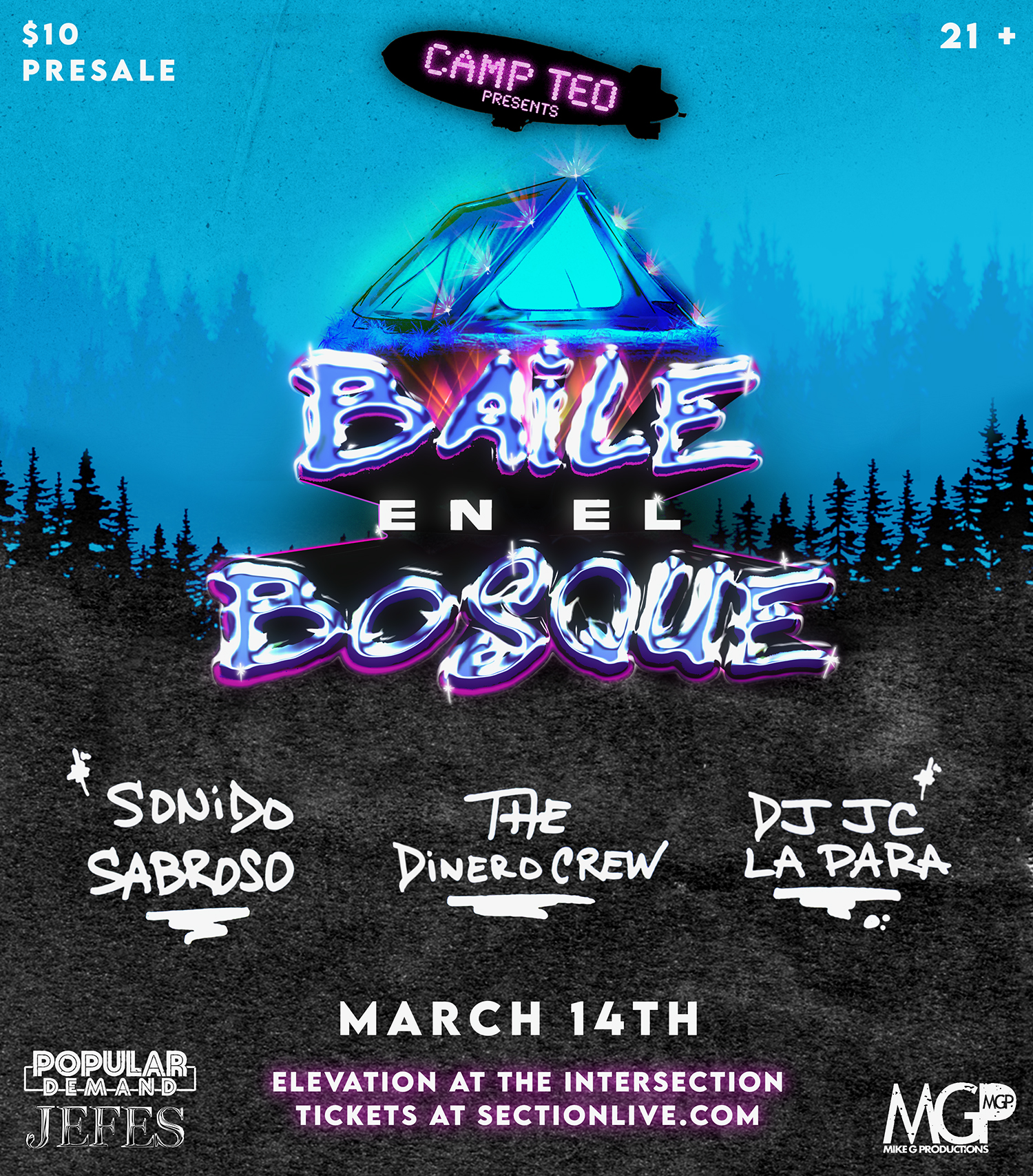 Camp Teo presents – Baile En El Bosque (Dance Party in the Woods)