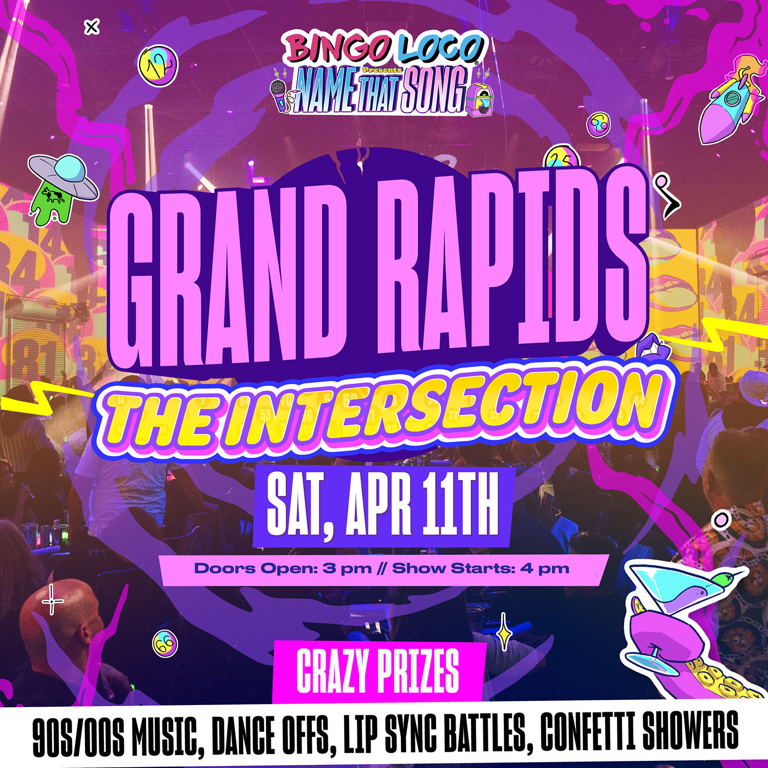 Bingo Loco presents Name That Song (Early Show)