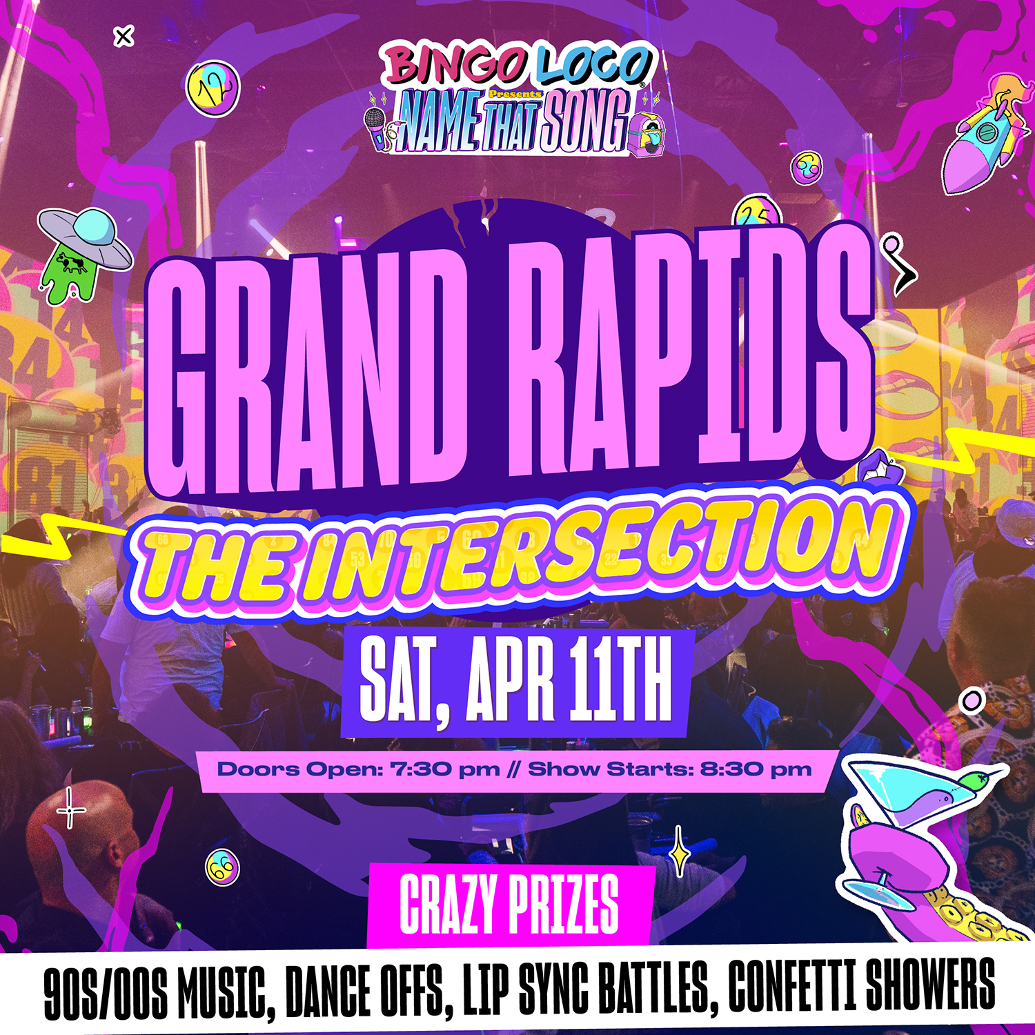 Bingo Loco presents Name That Song (Late Show)