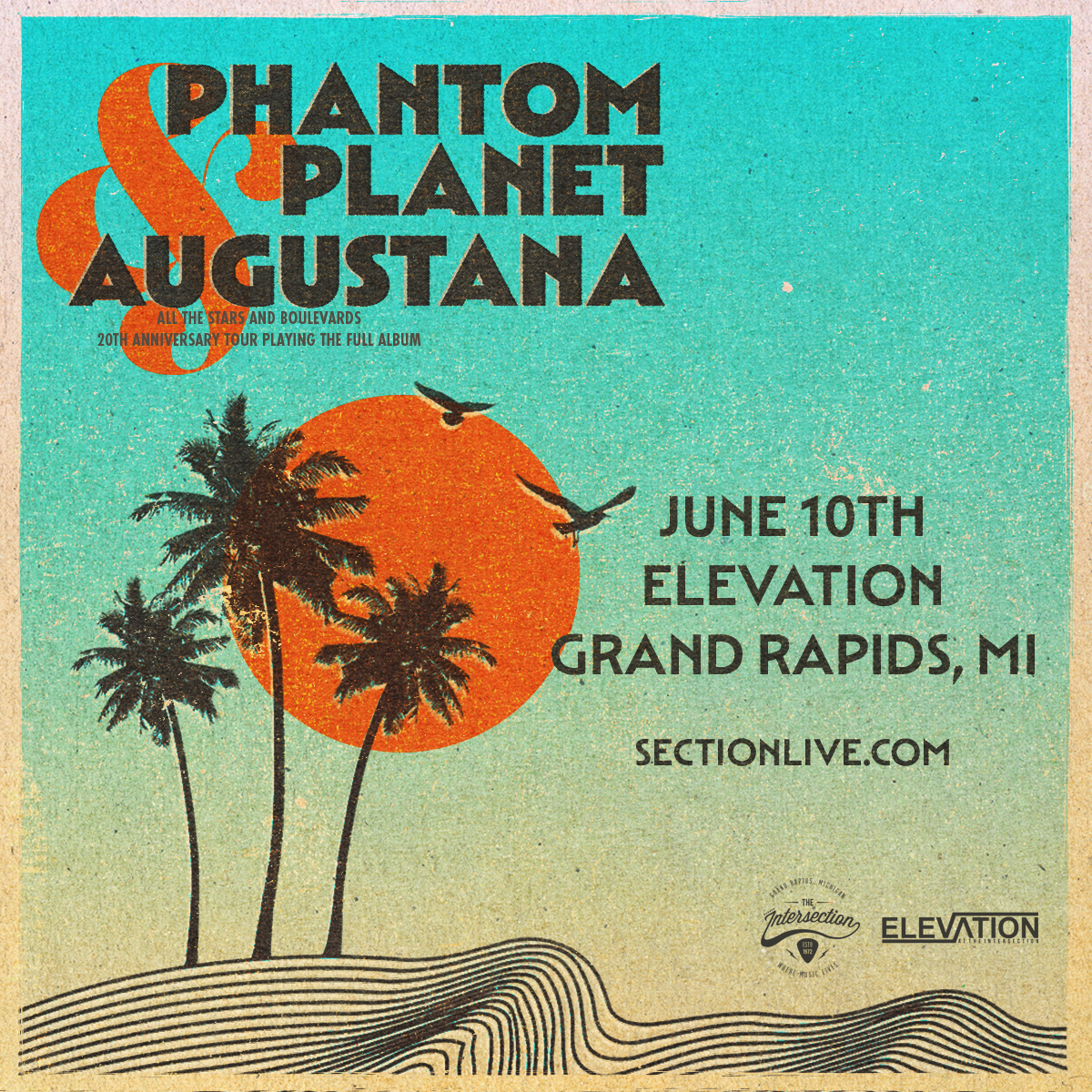 Augustana & Phantom Planet – All The Stars and Boulevards 20th Anniversary Tour