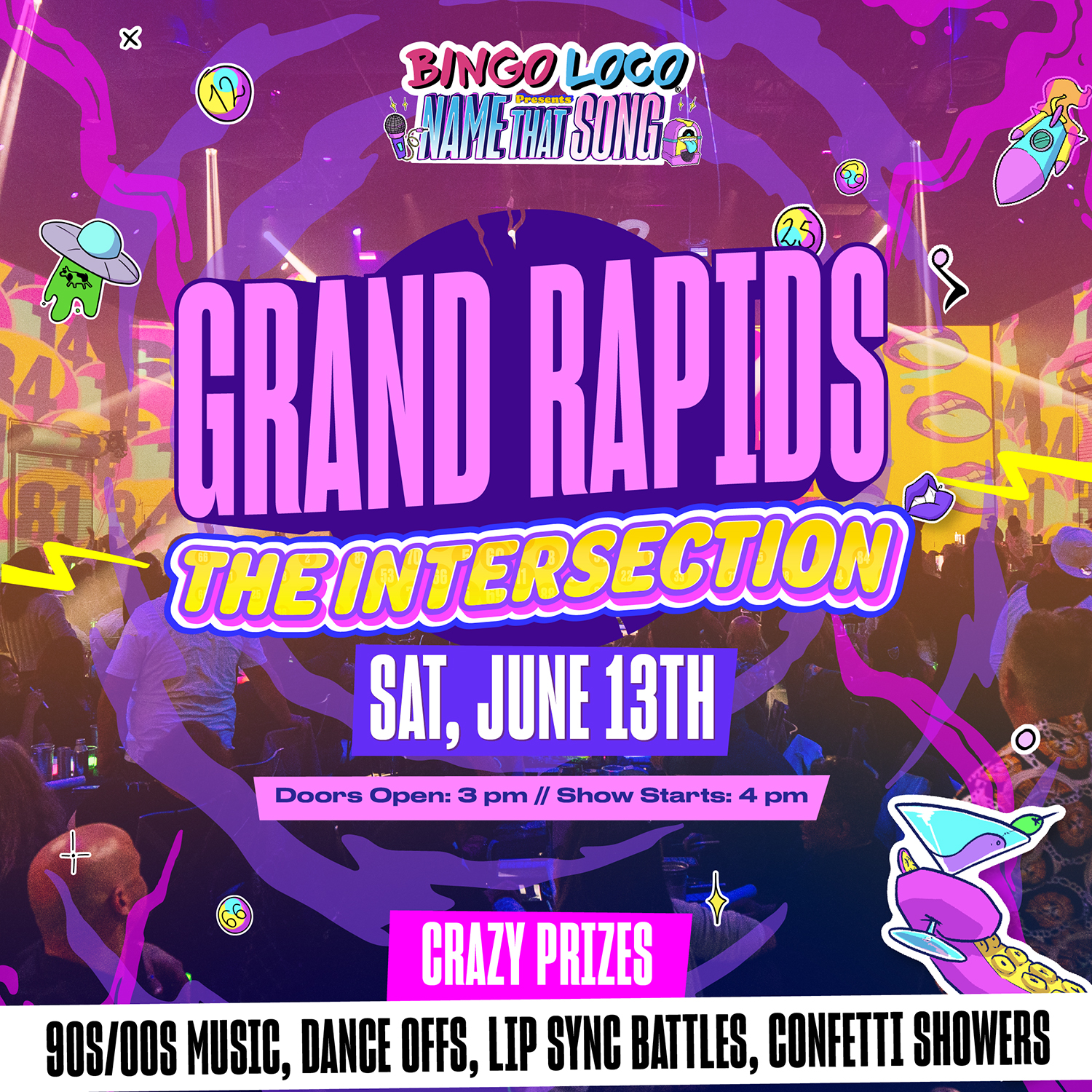 Bingo Loco presents Name That Song (Early Show)