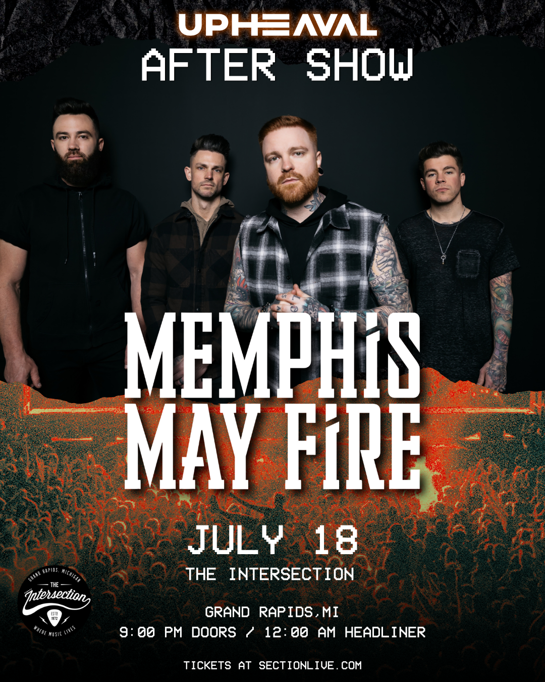 Upheaval After Show: Memphis May Fire