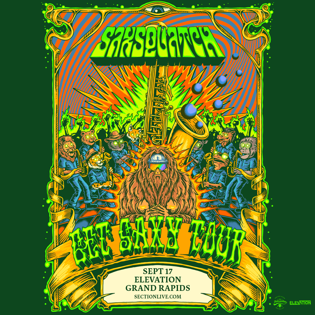 Saxsquatch – Get Saxy Tour