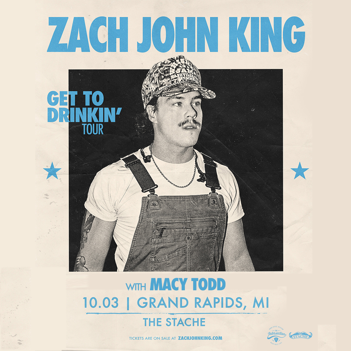 Zach John King: Get To Drinkin’ Tour