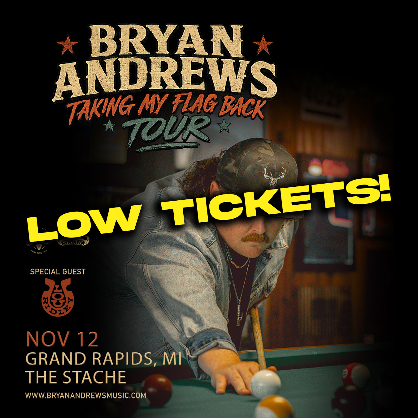 Bryan Andrews – Taking My Flag Back Tour