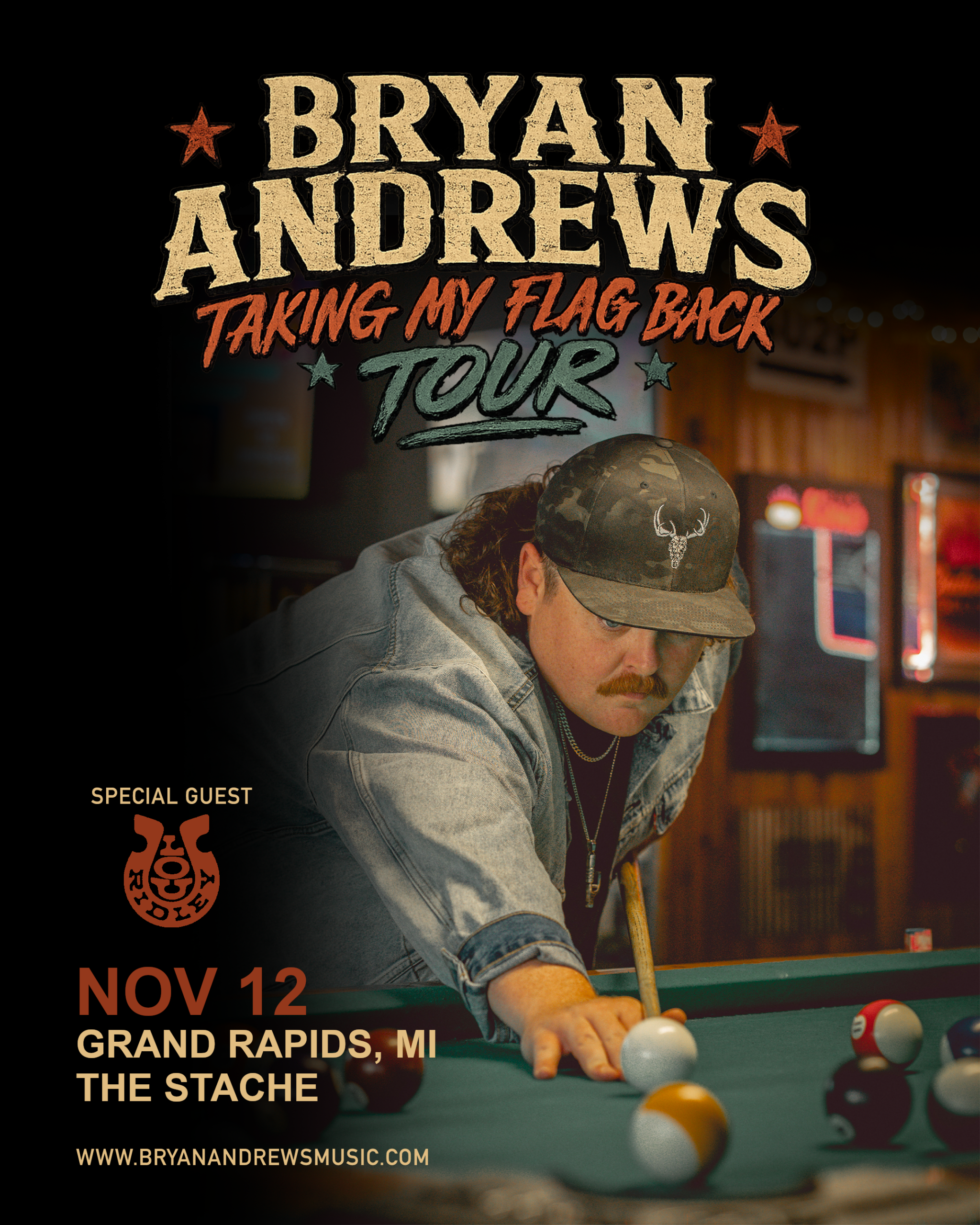 Bryan Andrews – Taking My Flag Back Tour
