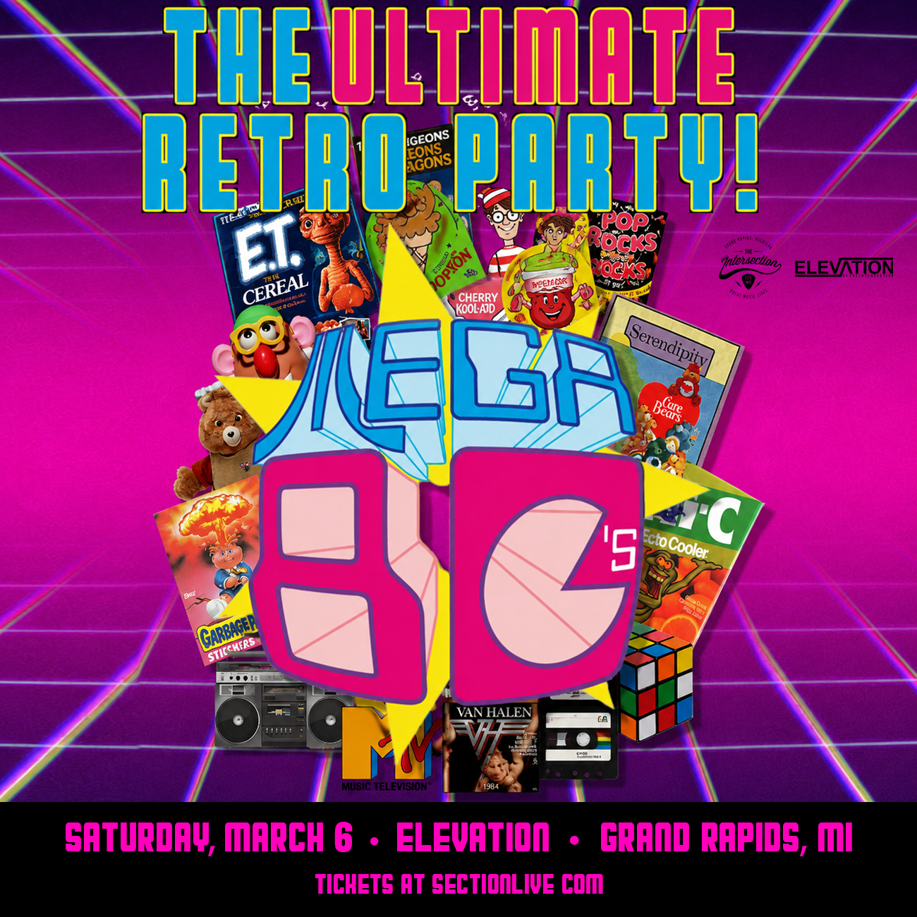 Mega 80’s – The Ultimate 80’s Retro Party