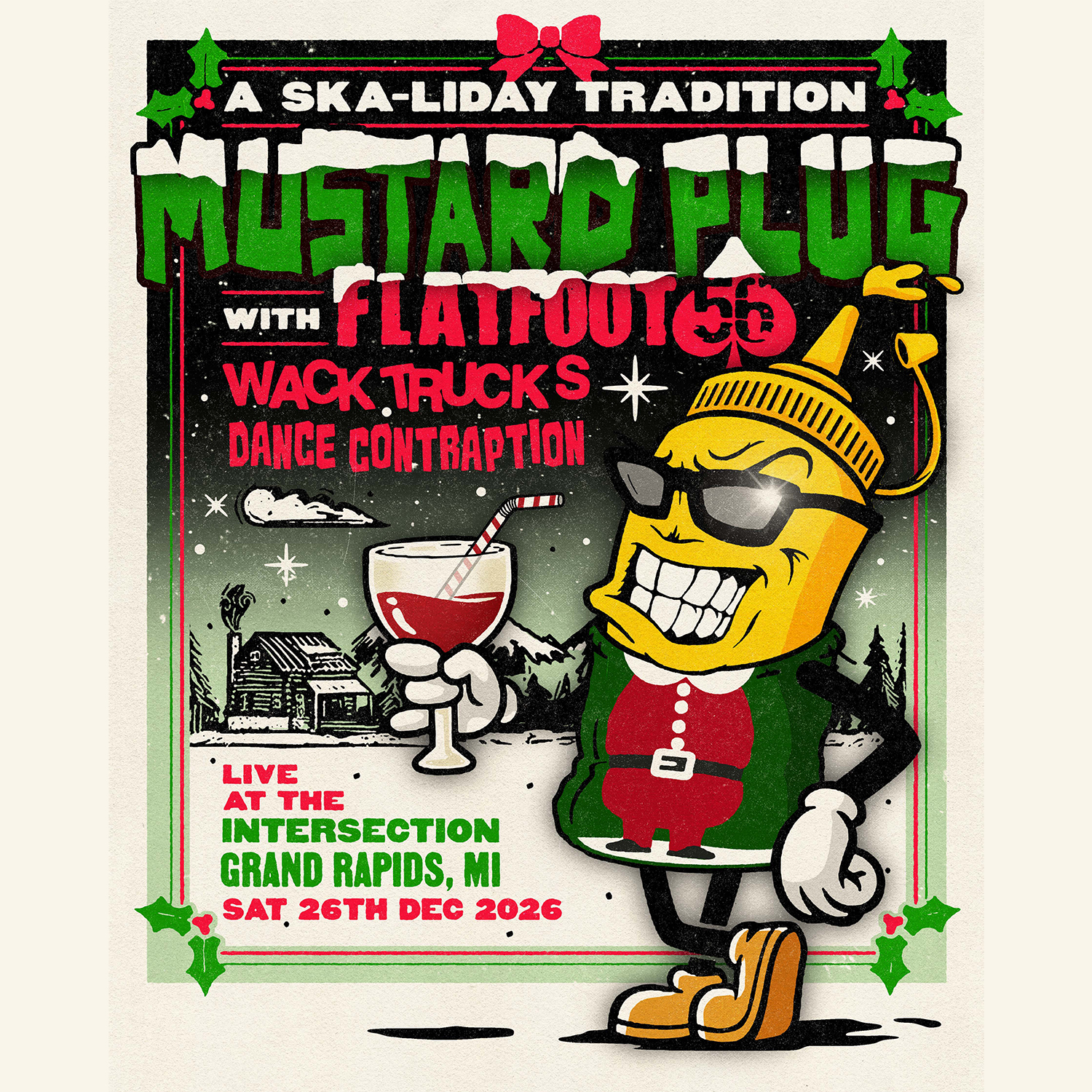 Mustard Plug’s Annual Ska-liday Show with Flatfoot 56, Wack Trucks and Dance Contraption